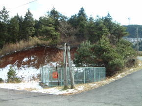 屋山神社との分岐