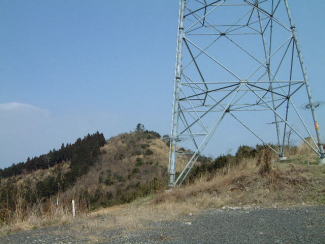 鳥屋岳高圧線鉄塔